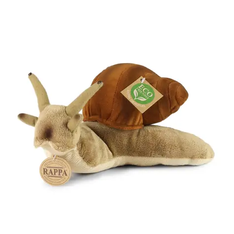 RAPPA Plyšový šnek/hlemýžď 24 cm / ECO-FRIENDLY / od 0 měsíců