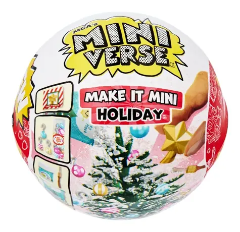 MGA Miniverse – Mini Food Občerstvení - Vánoční série, PDQ / od 8 let