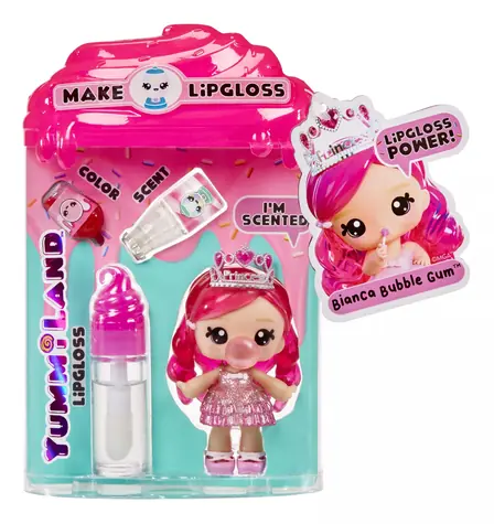 MGA Yummiland Malá panenka s leskem na rty - Bianca Bubblegum / od 4 let