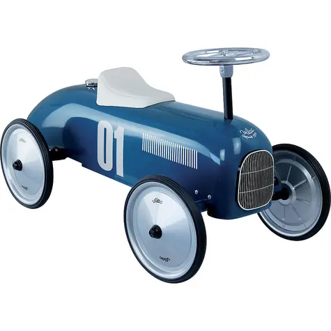 Vilac Vintage kovové odrážedlo modré / od 18 měsíců