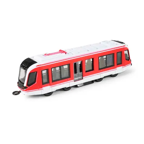 RAPPA 235571 Kovová tramvaj červená 20 cm / od 3 let