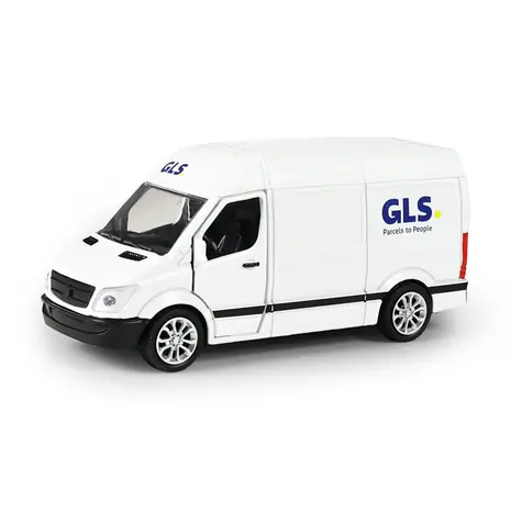 RAPPA 242524 Kovové auto GLS s otevíracími dveřmi 12 cm / od 3 let