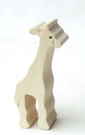Fauna Dřevěné zvířátko žirafa / od 3 let