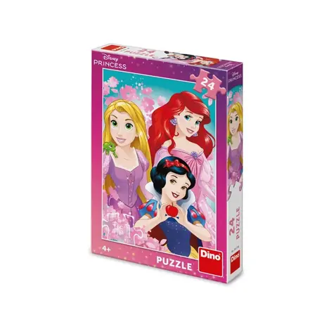 DINO Puzzle Disney krásné princezny / 24 dílků / od 3 let