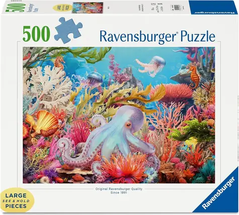 Ravensburger 120018407 Puzzle Korálový ráj / 500 dílků / od 12 let 