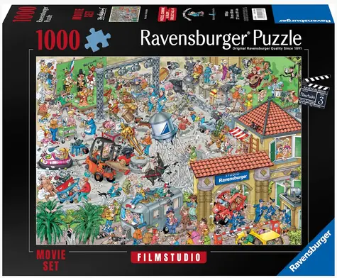 Ravensburger 120018964 Puzzle Ray Nicholson’s Filmset 3 / 1000 dílků / od 14 let