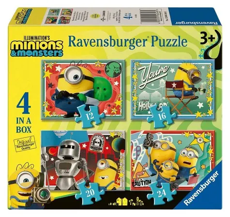 Ravensburger 120043485 Mimoni 3 Puzzle 4 v 1 / od 3 let