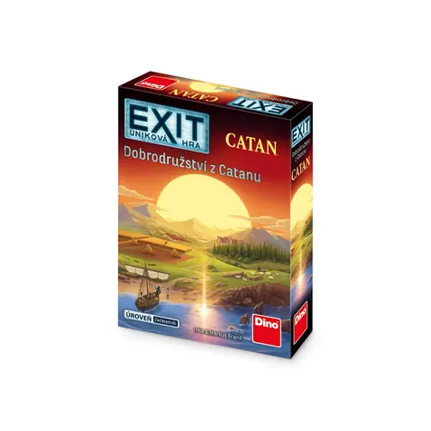 DINO EXIT Úniková hra: Dobrodružstbí z Catanu / pro 1-4 hráče / délka hry: 90 minut / od 10 let