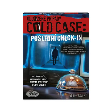 ThinkFun Odložené případy: Poslední check-in / počet hráčů: 1-4 / od 14 let 