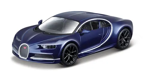 Bburago Bugatti Chiron tmavě modrá metalíza 1:32 / od 3 let