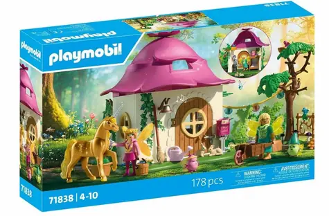 Playmobil® Magic 71838 Útulný vílí příbytek se zlatým jednorožcem / Počet dílků: 178 / od 4 let