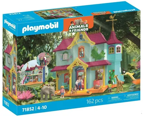 Playmobil® Animals & Friends 71852 Barevná vila pro zvířátka / Počet dílků: 162 / od 4 let