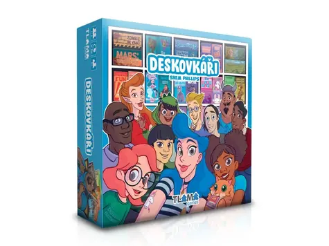 TLAMA games Deskovkáři (Shelfie Stacker CZ)