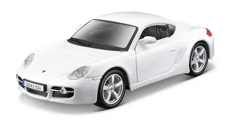 Bburago Porsche Cayman S bílá 1:32 / od 3 let
