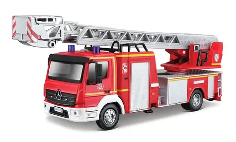 Bburago EMERGENCY Vozidlo záchranné služby - Mercedes-Benz Atego Fire Truck / 1:50 / od 3 let