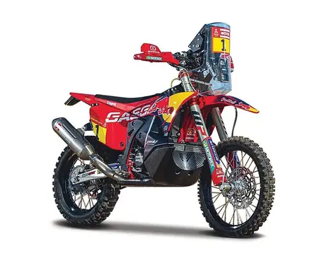 Bburago Motocykl Red Bull KTM Factory Racing - GasGas RX450F - Dakar 2023 / 1:18 / od 3 let