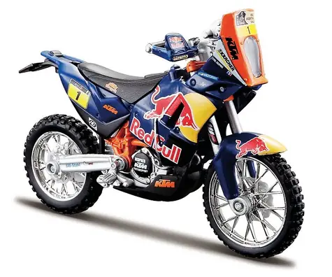 Bburago Motocykl Red Bull KTM Factory Racing - KTM 450 Rally - Dakar Rally / 1:18 / od 3 let
