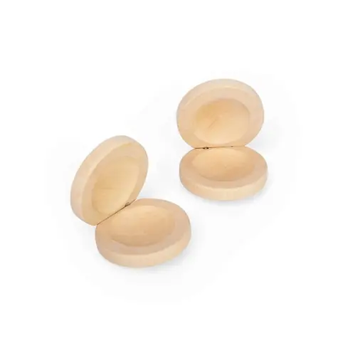 Bigjigs Toys Kastaněta přírodní 1ks / od 12 měsíců
