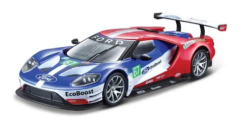 Bburago RACE 2017 Ford GT modro-červená 1:32 / od 3 let