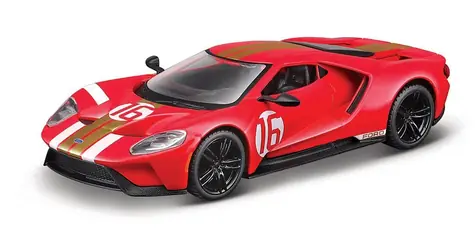 Bburago RACE 2022 Ford GT Heritage Edition červená 1:32 / od 3 let