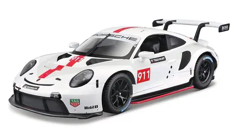 Bburago RACE Porsche 911 RSR bílá / 1:24 / od 3 let