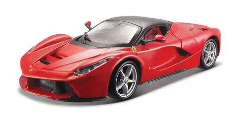 Bburago RACE+PLAY Ferrari LaFerrari červená / 1:24 / od 3 let