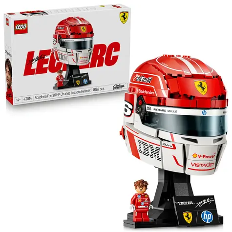 LEGO® Editions 43014 Helma Charles Leclerc ze Scuderia Ferrari HP / Počet dílků: 886 / od 14 let