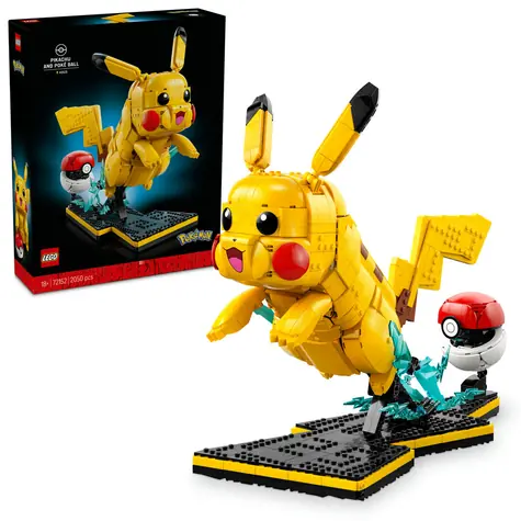 LEGO® Pokémon™ 72152 Pikachu a Pokébal / Počet dílků: 2050 / od 18 let