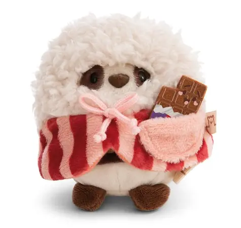 NICI plyš MyMochi Panda Kono 8cm v kostýmu popcorn s čokoládou - set dárkové balení / od 12 měsíců