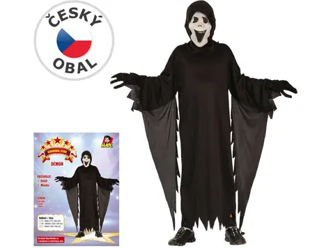 Made 03831 - Šaty na karneval - démon 92-104 cm