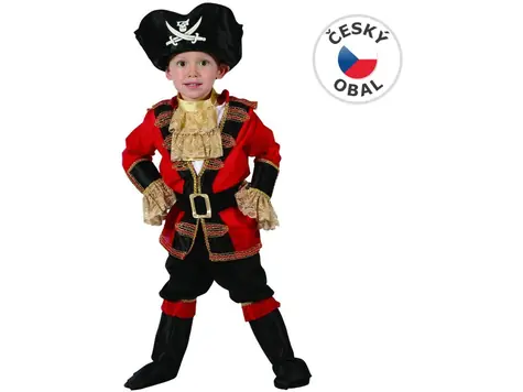 Made 03881 - Šaty na karneval - pirát 92-104 cm