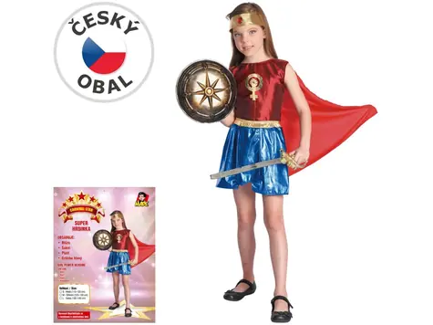 Made 09344 - Šaty na karneval - hrdinka 130 - 140 cm