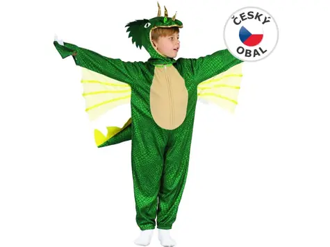 Made 09709 - Šaty na karneval - dinosaurus 80 - 92 cm