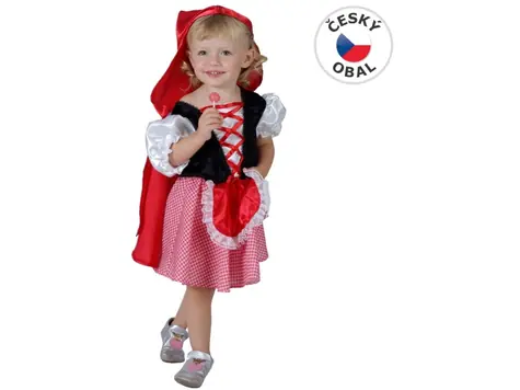 Made 50155 - Kostým na karneval - Červená Karkulka 92-104 cm