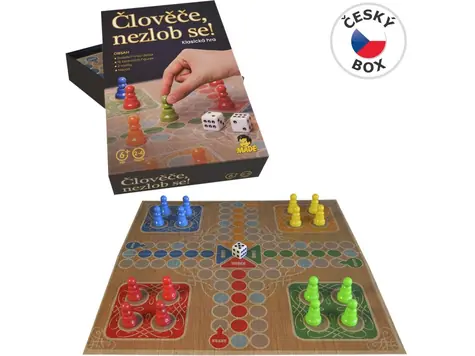Made 00907 - Člověče nezlob se / Počet hráčů: 2-4 / od 6 let