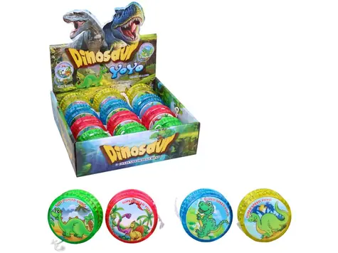 Made 15124 - Yoyo dinosaruři se světlem / 5 cm / od 3 let