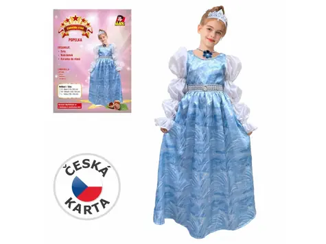 Made 25682 - Šaty na karneval - Popelka 120-130 cm