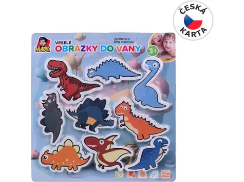 Made 15271 - Dinosauři do vany / soft / 29 x 1 x 31 cm / od 3 let