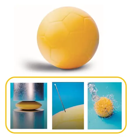 Androni Sportovní míč RESISTANT žlutá / průměr 20 cm / od 3 let