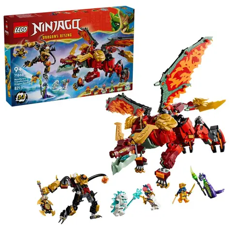 LEGO® NINJAGO® 71868 Wyldfyre a transformační dračí oblek / Počet dílků: 821 / od 9 let
