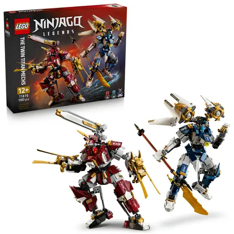 LEGO® NINJAGO® 71870 Dvojice titánských robotů / Počet dílků: 1707 / od 12 let