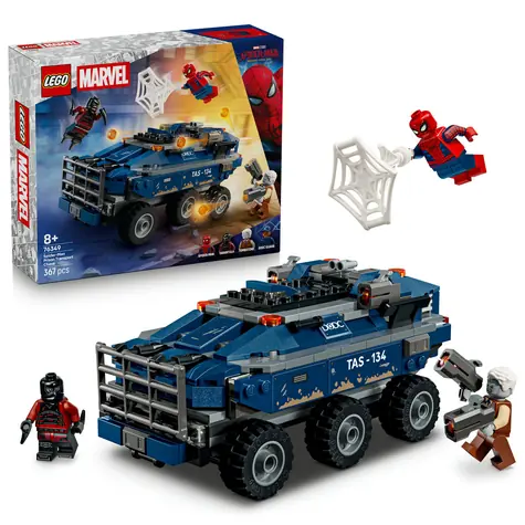 LEGO® Marvel 76349 Spider-Man a honička za vězeňským transportérem / Počet dílků: 367 / od 8 let