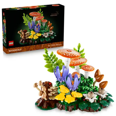 LEGO® Botanicals 11505 Lesní houby / Počet dílků: 806 / od 18 let