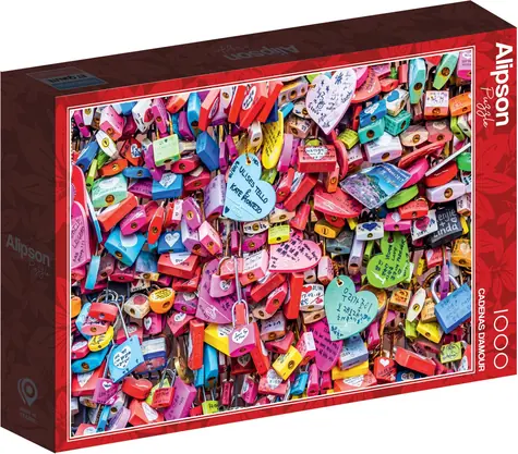 ALIPSON Puzzle Zamilované visací zámky / 1000 dílků / od 14 let