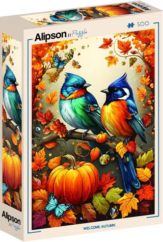 ALIPSON Puzzle Podzimní ptáčci / 500 dílků / od 12 let