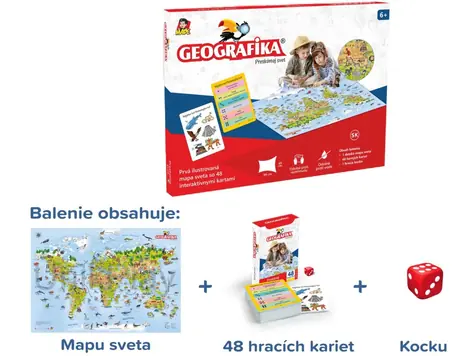 Made 25570 - Hra Geografika SK / od 6 let