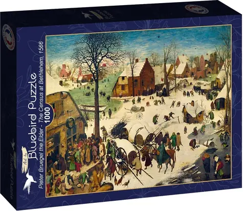 BLUEBIRD Puzzle Sčítání lidu v Betlémě / 1000 dílků / od 14 let