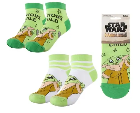Cerdá The Mandalorian Grogu 2páry / velikost 38-45