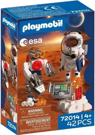 Playmobil® Space 72014 ESA: Astronaut s robotem / Počet dílků: 42 / od 4 let