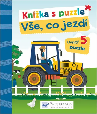 Svojtka & Co. Knížka s puzzle: Vše, co jezdí / od 3 let
